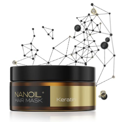 Keratine masker voor beschadigd haar van Nanoil