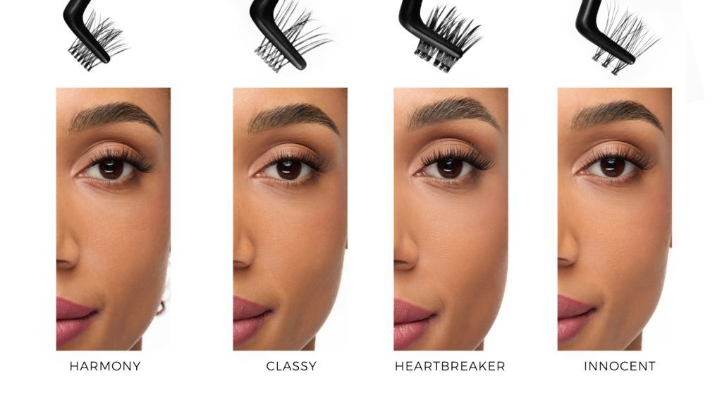 nanolash voorgelijmde cluster wimpers